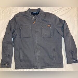 Indian Motorcycle Company Burt Casual Jacket Full Zip Cotton Nylon Lined XL